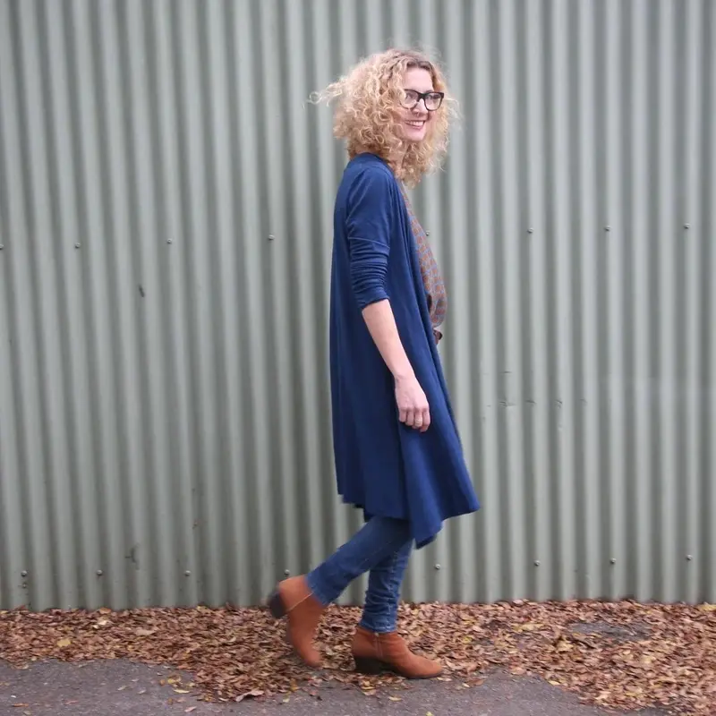 Tessuti Fabrics Megan Longline Cardigan 1