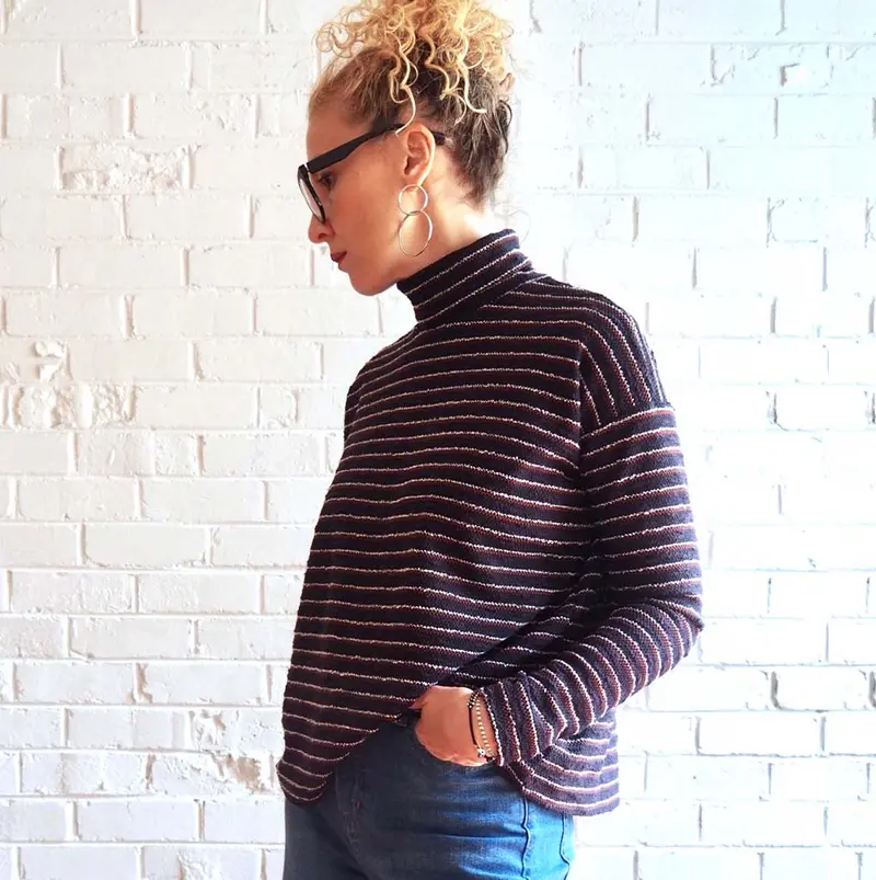 Tessuti Fabrics Monroe Turtleneck 1