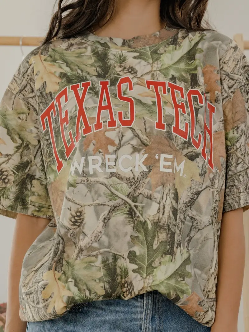 Texas Tech Filled Gault Camouflage Tee 1
