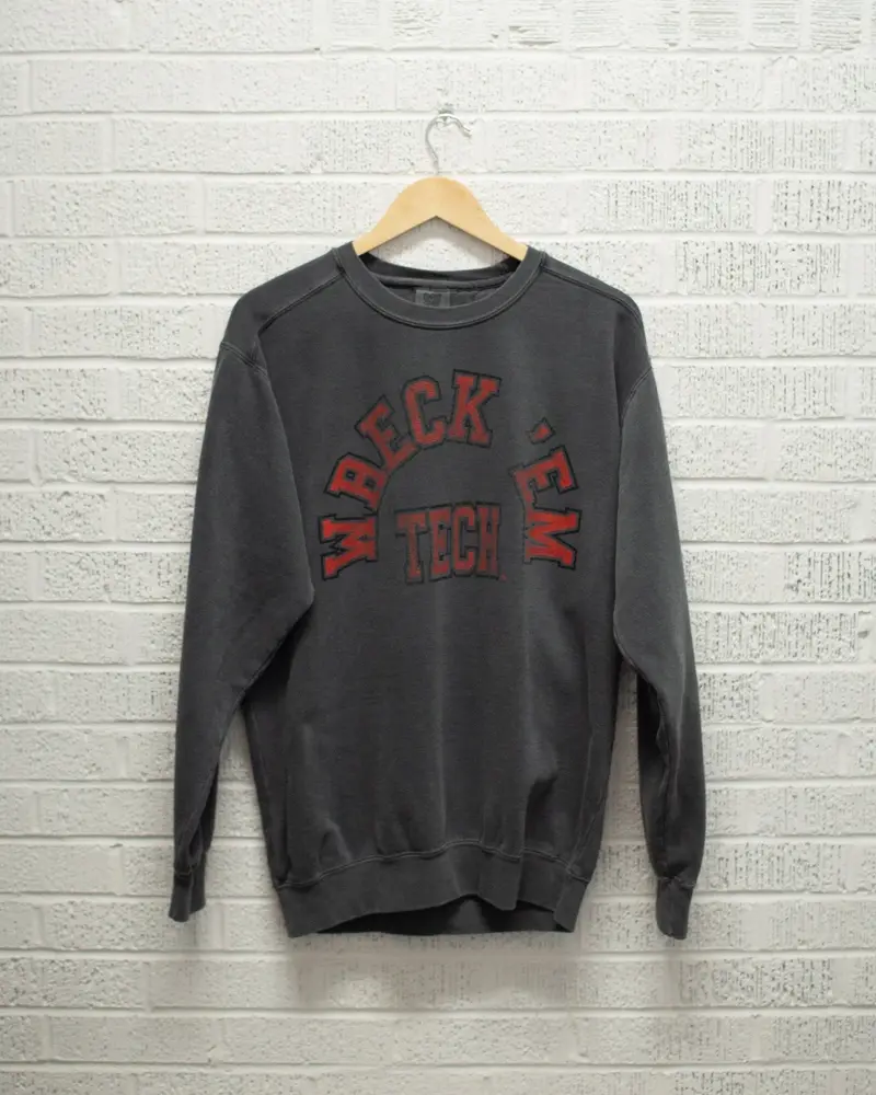 Texas Tech Mega Arch Pepper Sweatshirt 1