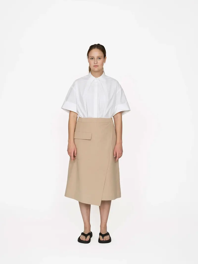 The Assembly Line Asymmetric Midi Skirt 1