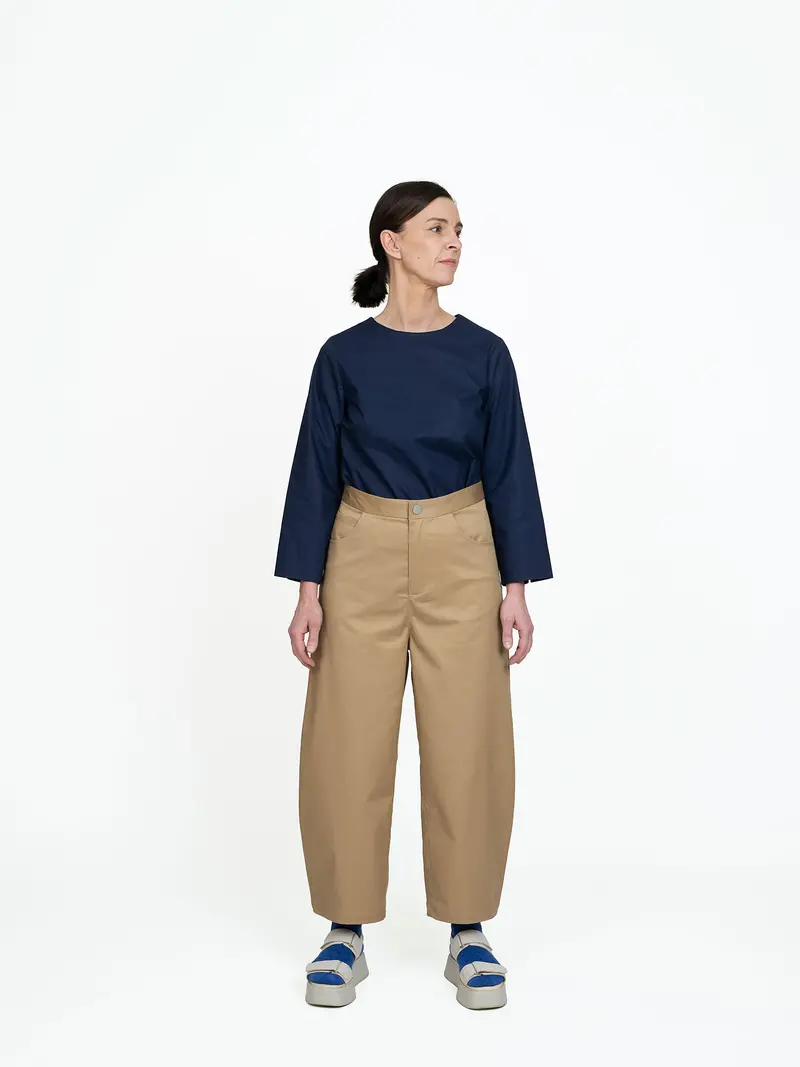 The Assembly Line Barrel-Leg Trousers 1