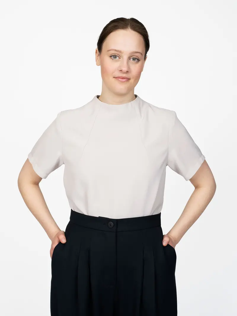 The Assembly Line Funnel Neck Top 1