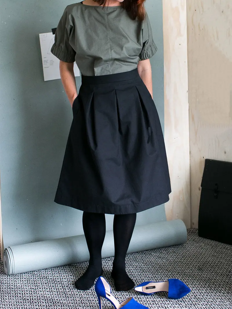 The Assembly Line Three Pleat Skirt 1