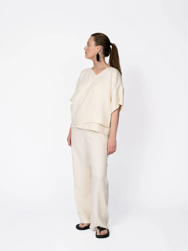 The Assembly Line Wrap Top 1