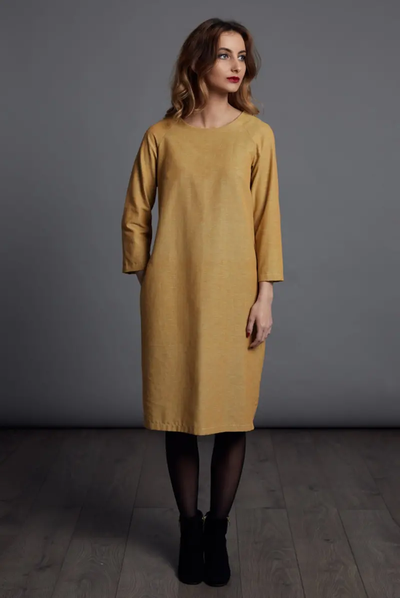 The Avid Seamstress Gathered Dress - Printed Copy Shop (+£7.00) 1