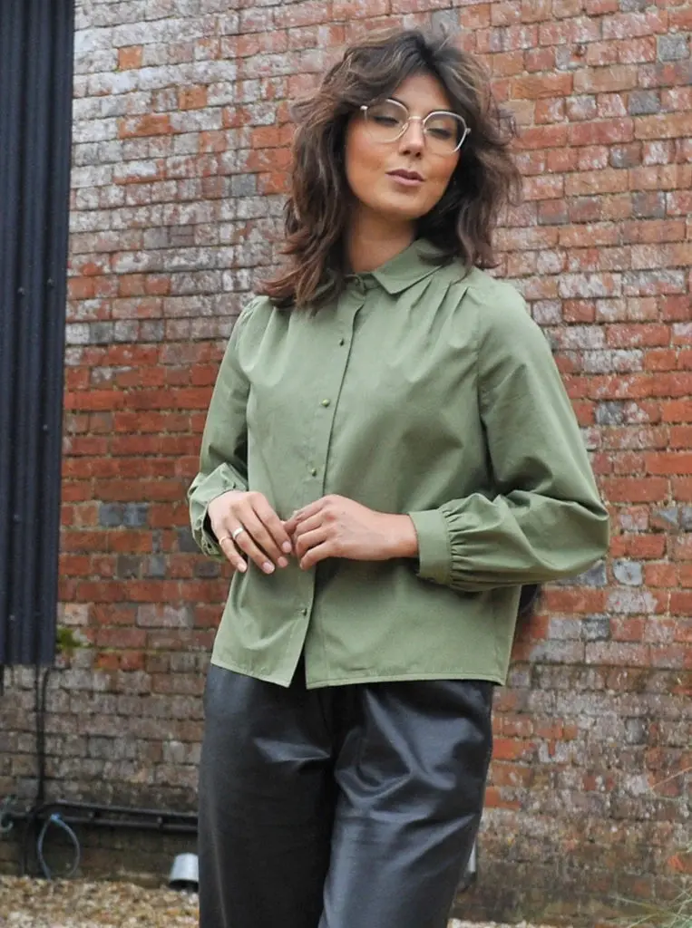 The Avid Seamstress Pleated Blouse 1