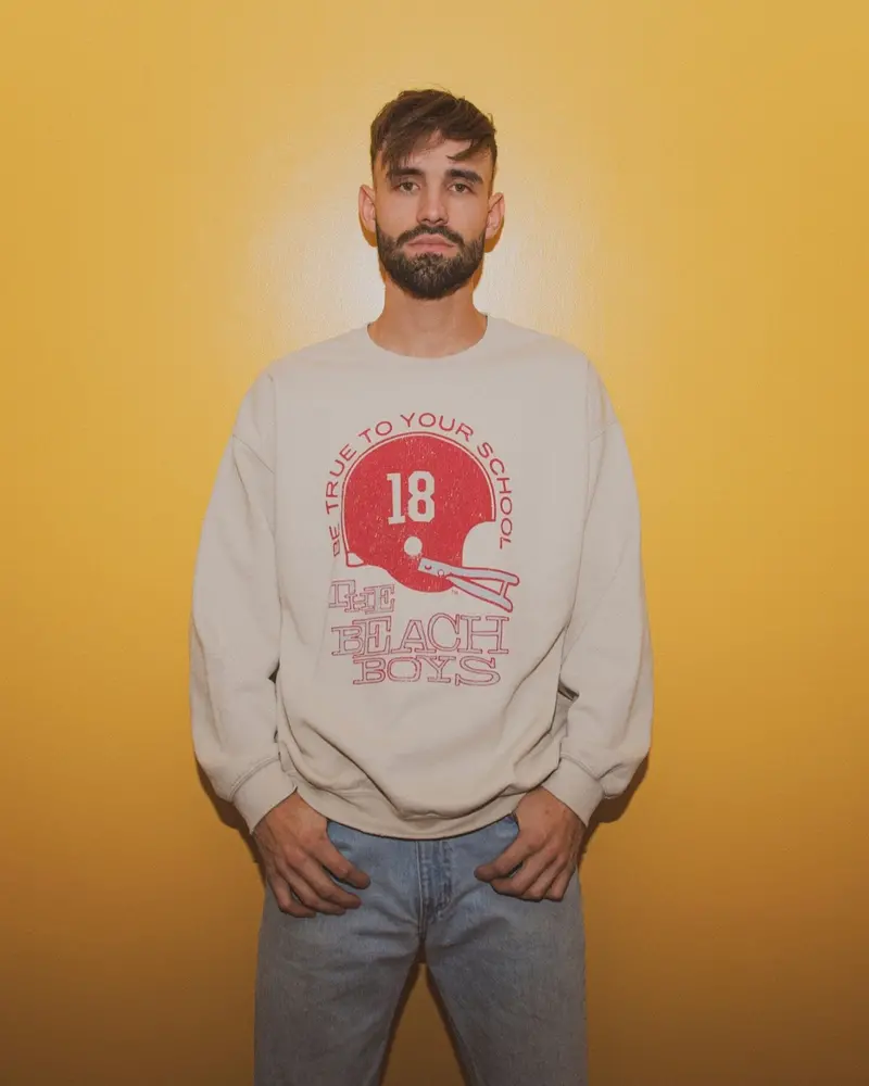 The Beach Boys Bama True To Your School Sand Thrifted Sweatshirt 1
