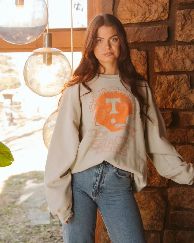 The Beach Boys Tennessee True To Your School Sand Thrifted Sweatshirt 1