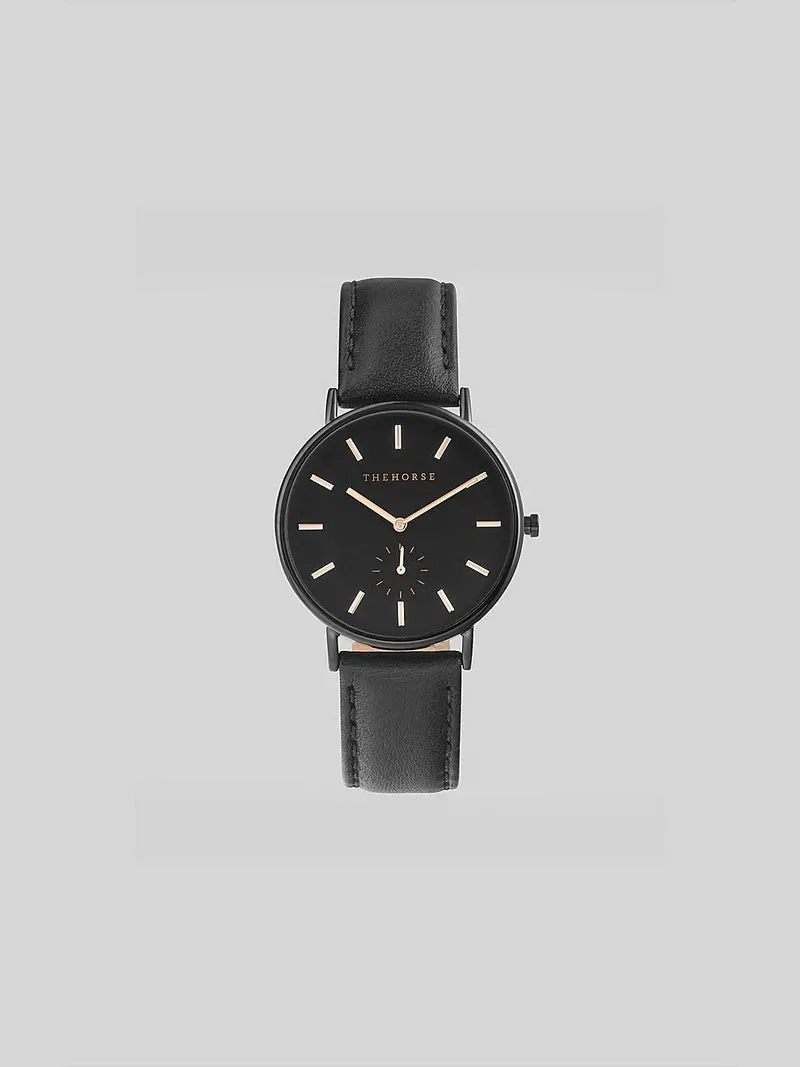 The Horse Classic Black Black Leather 1