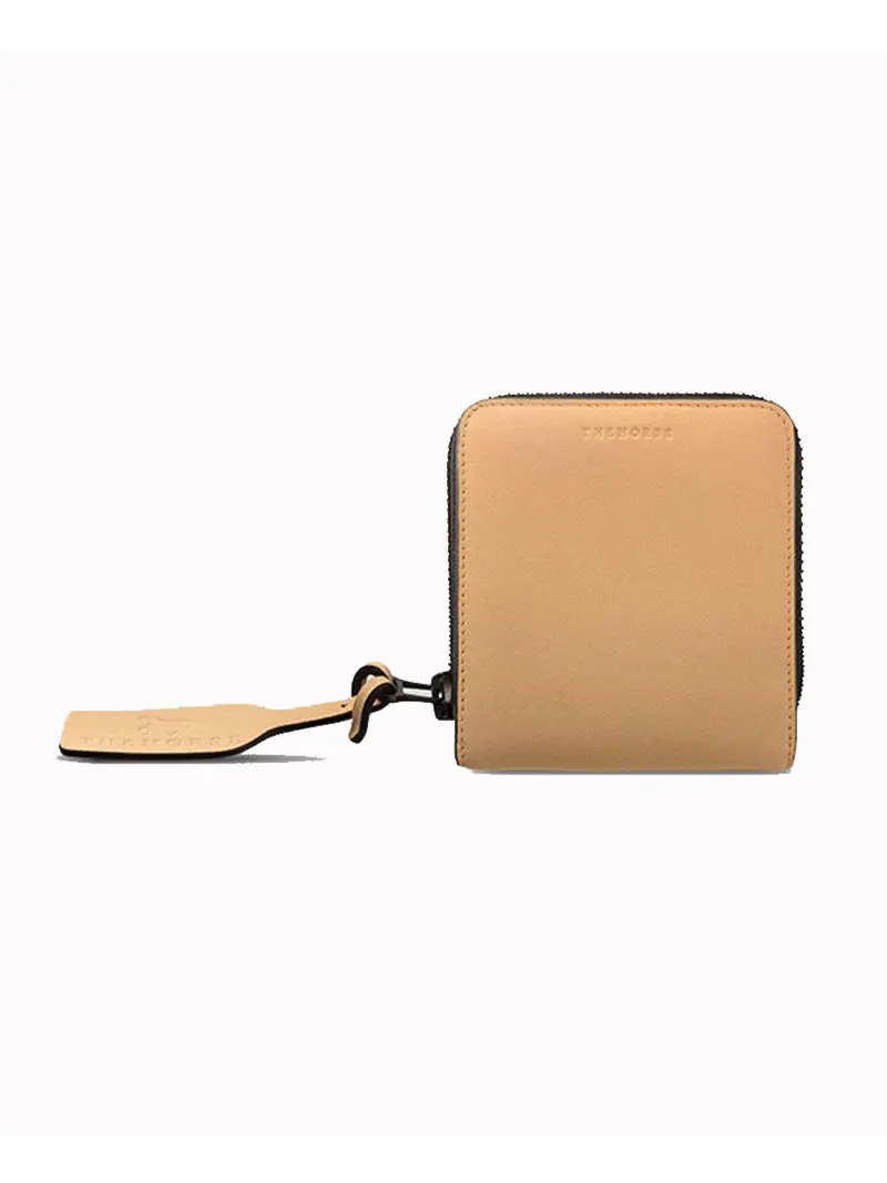 The Horse Mini Block Wallet Taupe 1