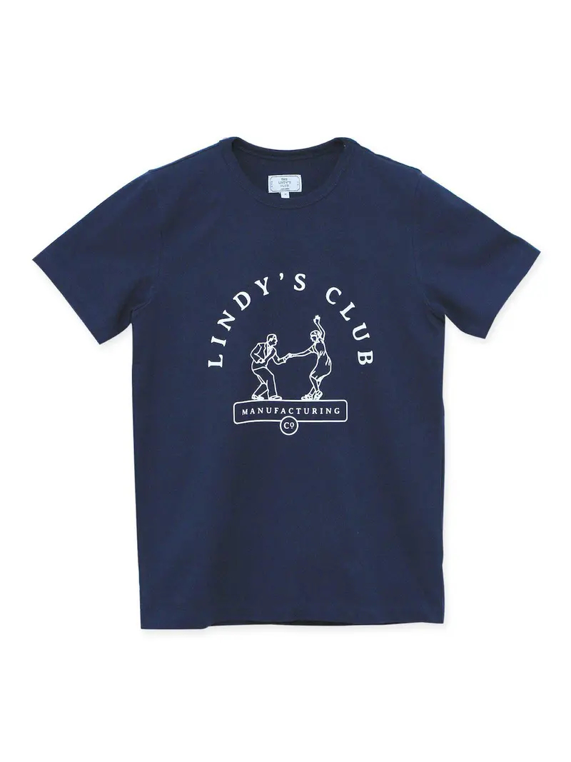 The Lindy's Club Lindance Tee Navy 1