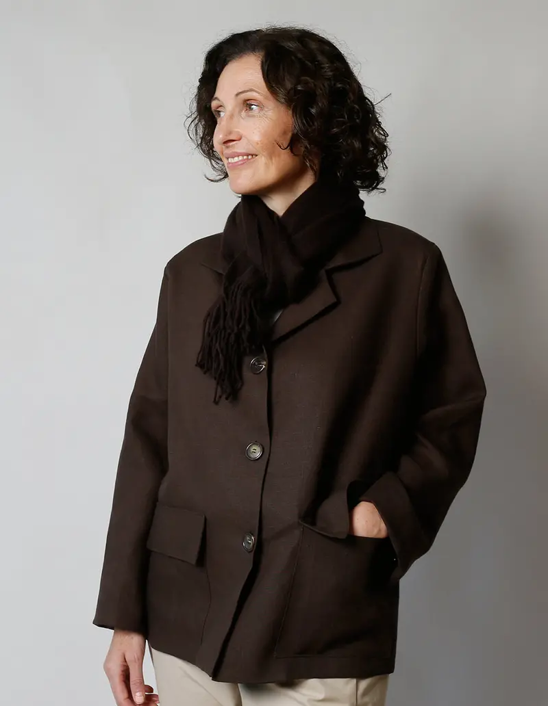 The Maker's Atelier Boxy Jacket - Printed Copy Shop (+£7.00) 1