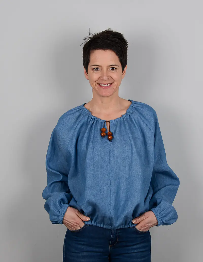 The Maker's Atelier Gathered-Neck Dress And Top - Printed Copy Shop (+£7.00) 1