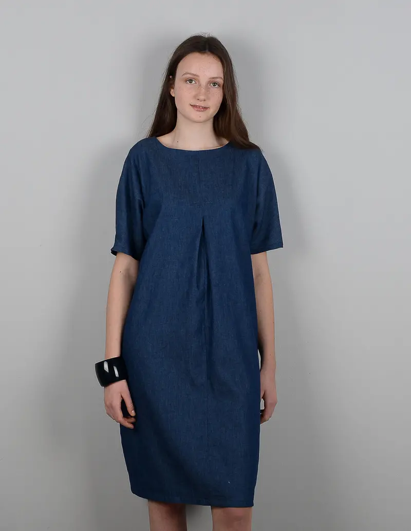 The Maker's Atelier Pleat Detail Dress/Top - Printed Copy Shop (+£7.00) 1