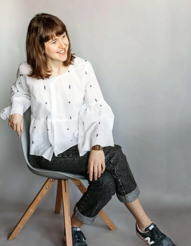 The Maker's Atelier Tiered Blouse - Printed Copy Shop (+£7.00) 1