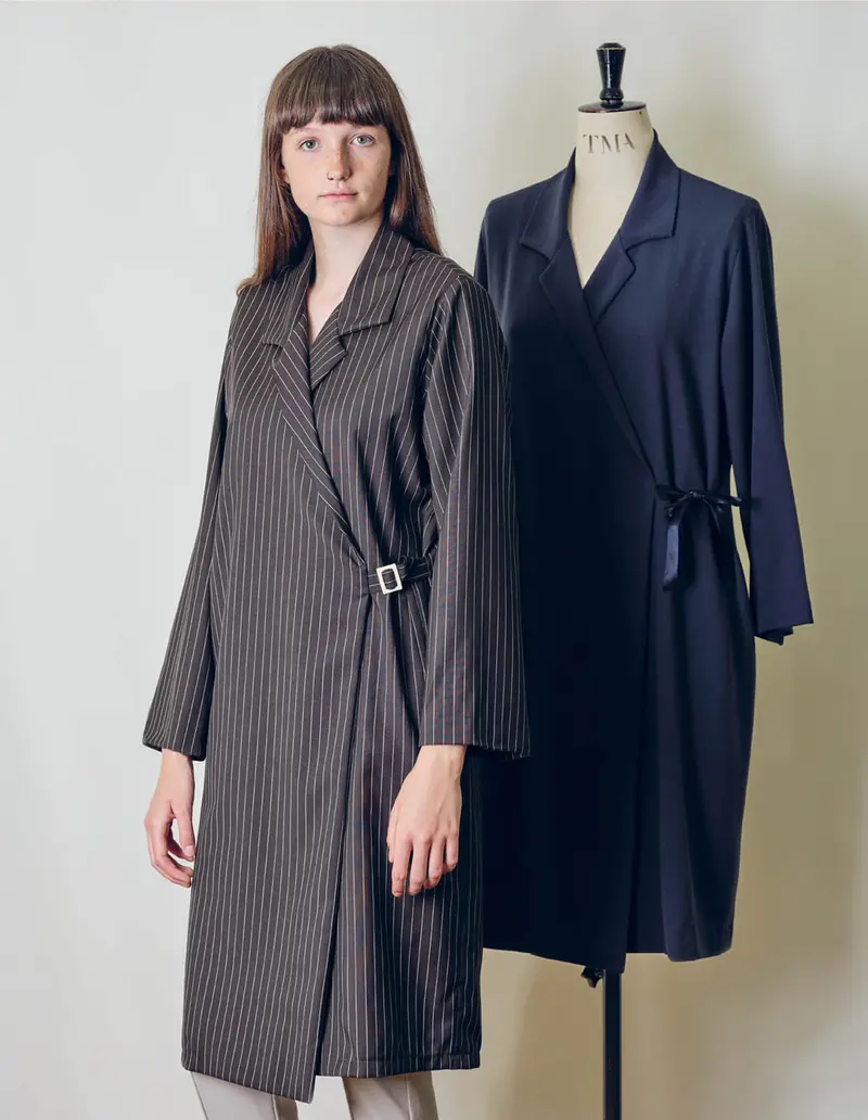 The Maker's Atelier Woven Wrap Dress - Printed Copy Shop (+£7.00) 1