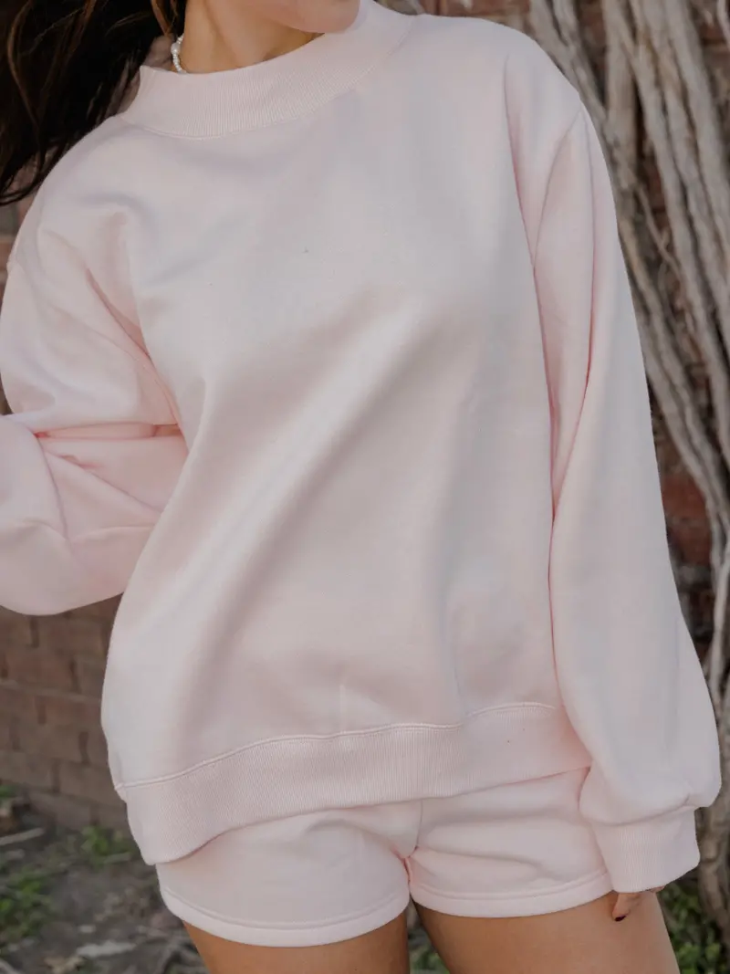 The Weekend Edit Pink Lounge Shorts 1