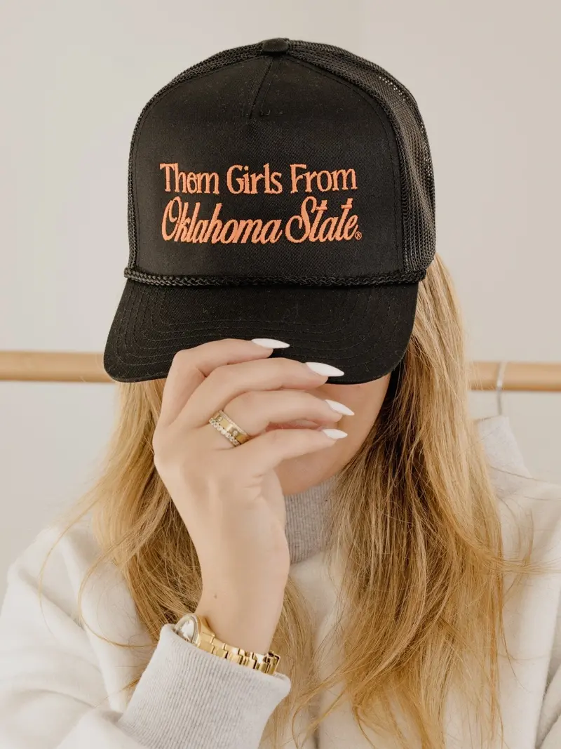 Them Girls From Oklahoma State Black Hat 1