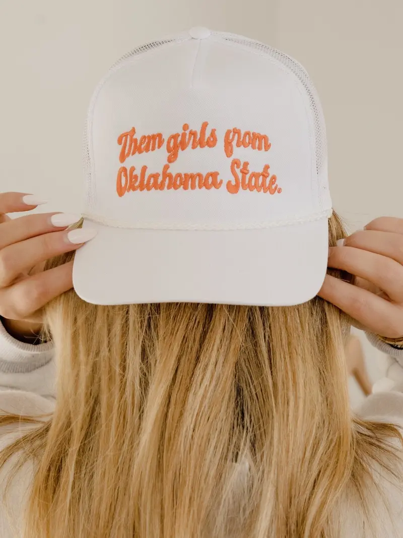 Them Girls From Oklahoma State Script White Hat 1