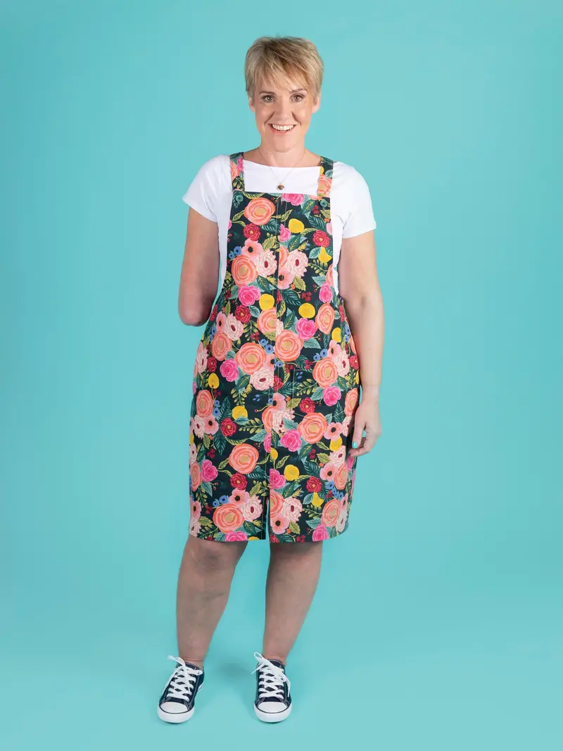 Tilly And The Buttons Cleo Pinafore And Dungaree Dress 1
