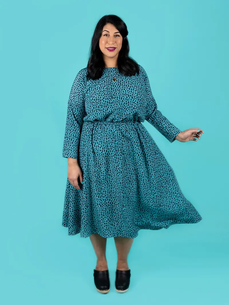 Tilly And The Buttons Lotta Dress - Printed Copy Shop (+£7.00) 1