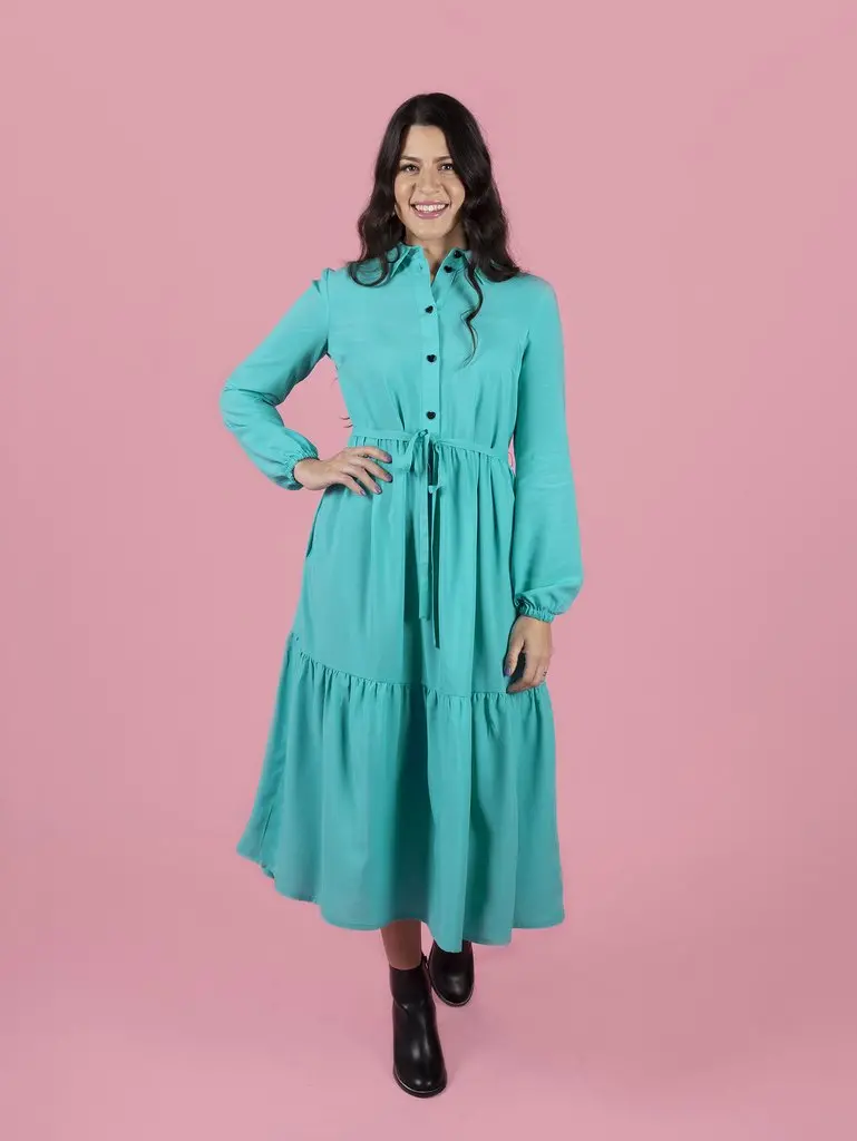 Tilly And The Buttons Lyra Shirt Dress - Printed Copy Shop (+£7.00) 1
