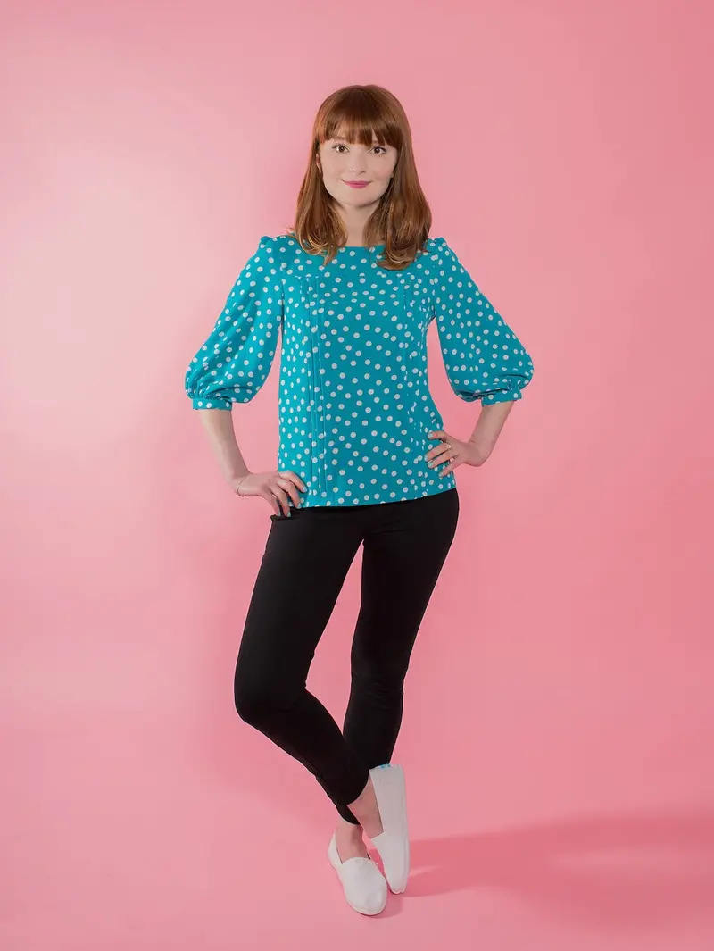Tilly And The Buttons Mathilde Blouse 1
