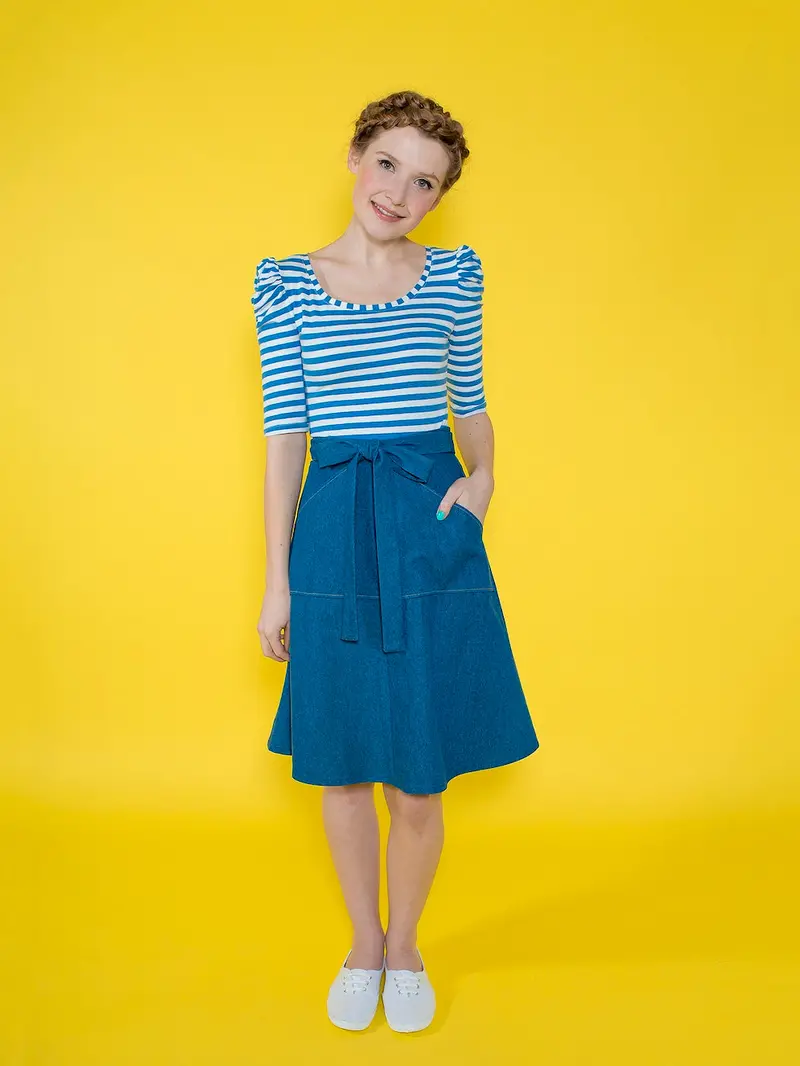 Tilly And The Buttons Miette Skirt - Printed Copy Shop (+£7.00) 1