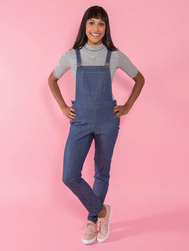Tilly And The Buttons Mila Dungarees 1