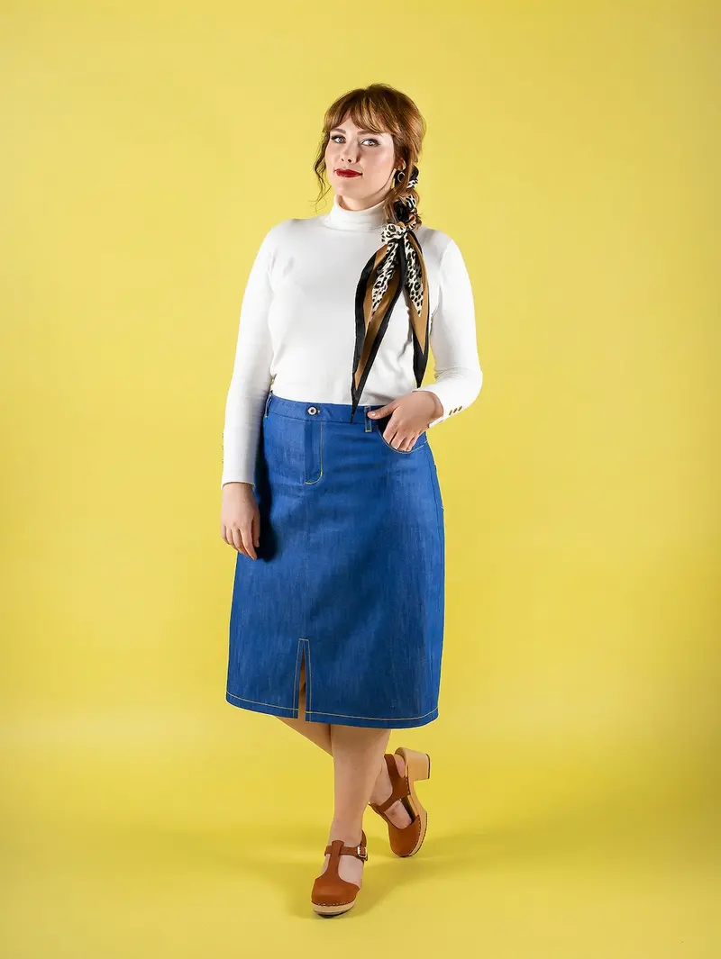 Tilly And The Buttons Ness Skirt - Printed Copy Shop (+£5.00) 1