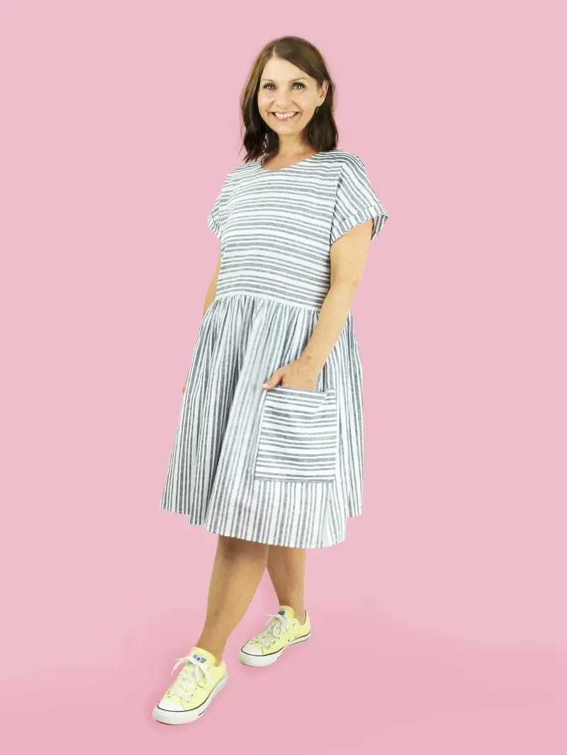 Tilly And The Buttons Stevie Tunic Add-On - Printed Copy Shop (+£5.00) 1