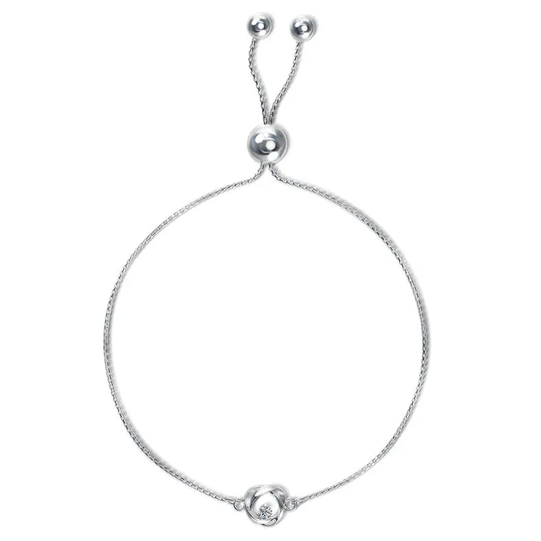 Time & Eternity Diamond Bolo Bracelet 1