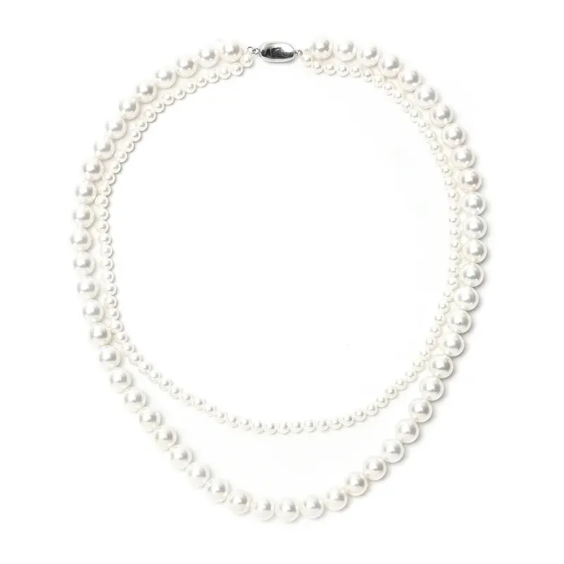 Timeless Double Strand Pearl Necklace 1