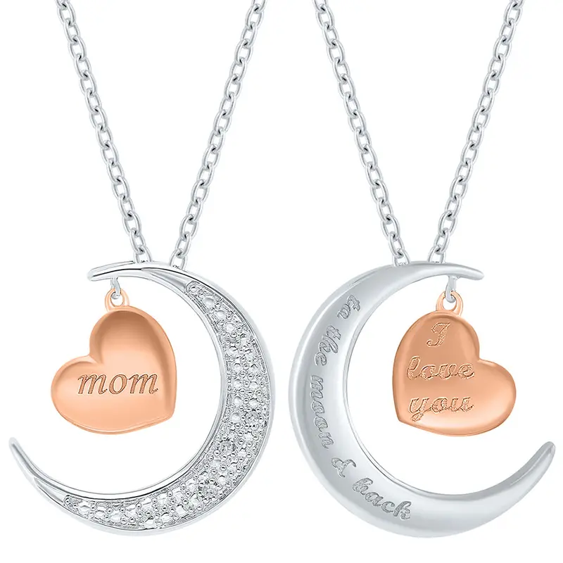 To The Moon & Back Mom Pendant 1