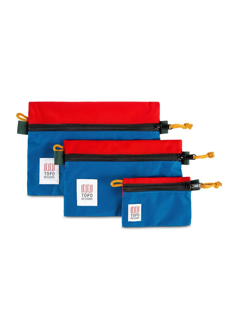 Topo Designs Accessory Bags Blue Red 1