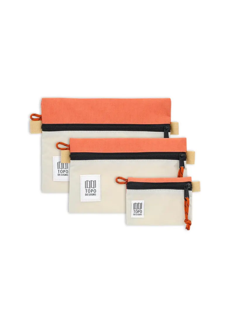 Topo Designs Accessory Bags Bone White Coral 1