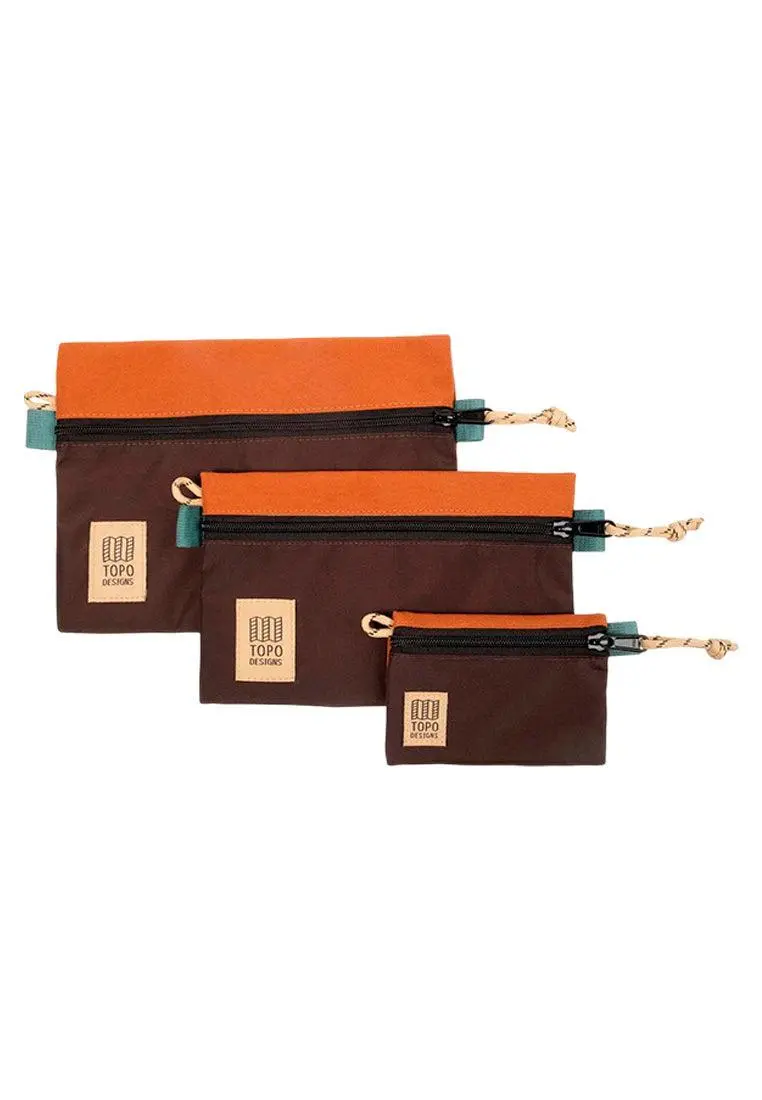 Topo Designs Accessory Bags Clay Chocolate 1