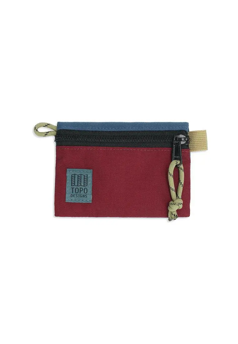 Topo Designs Accessory Bags Dark Denim Burgundy 1