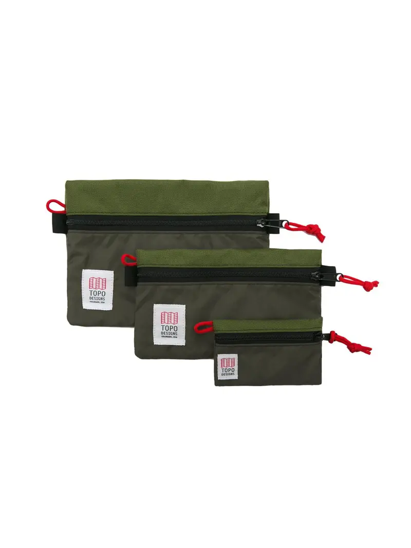 Topo Designs Accessory Bags Olive 1