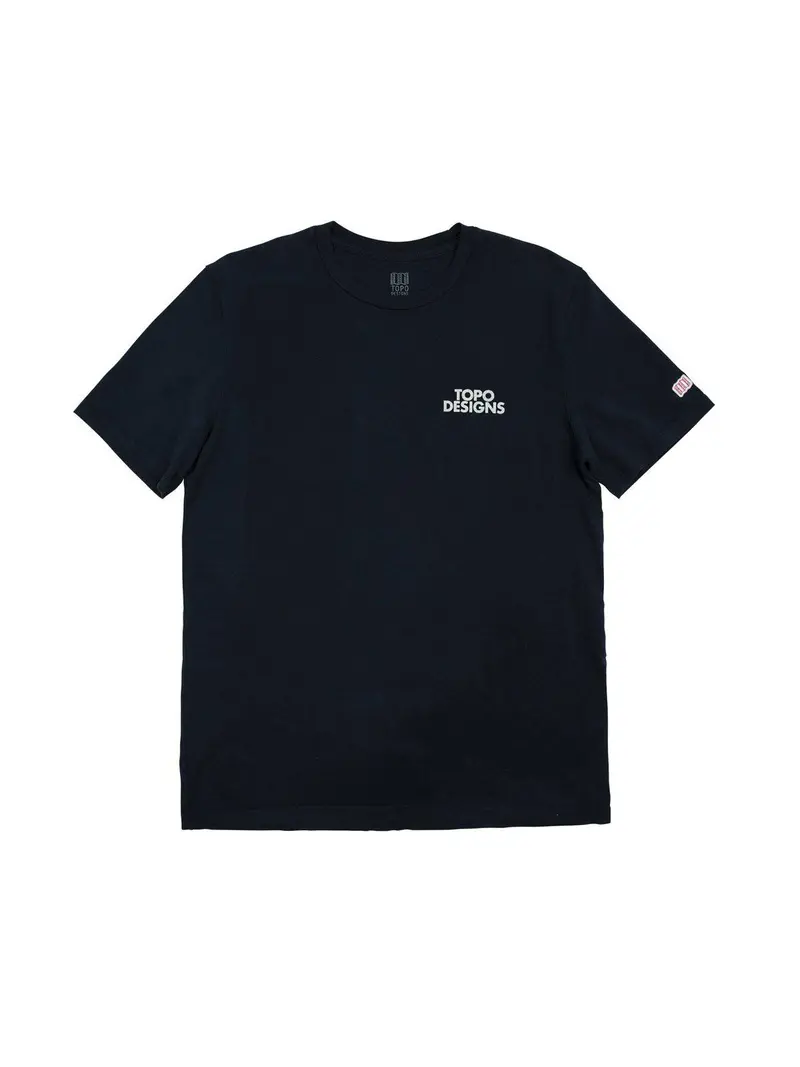 Topo Designs Basin Tee Navy 1