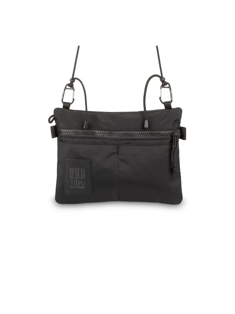 Topo Designs Carabiner Shoulder Accessory Bag Black 1