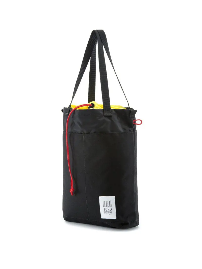 Topo Designs Cinch Tote Black 1