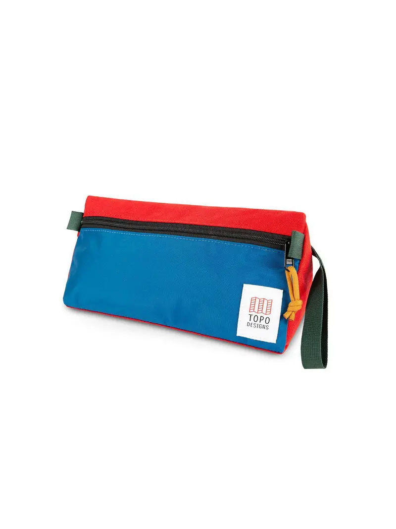 Topo Designs Dopp Kit Blue Red 1