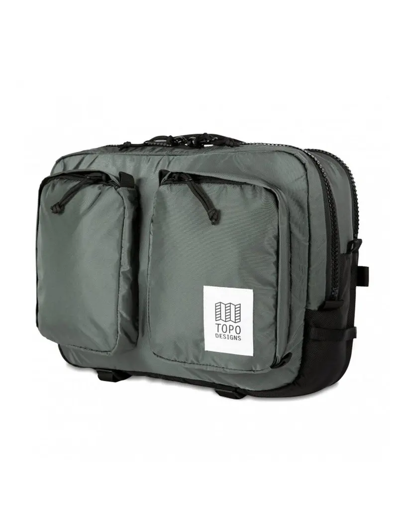Topo Designs Global Briefcase Charcoal 1