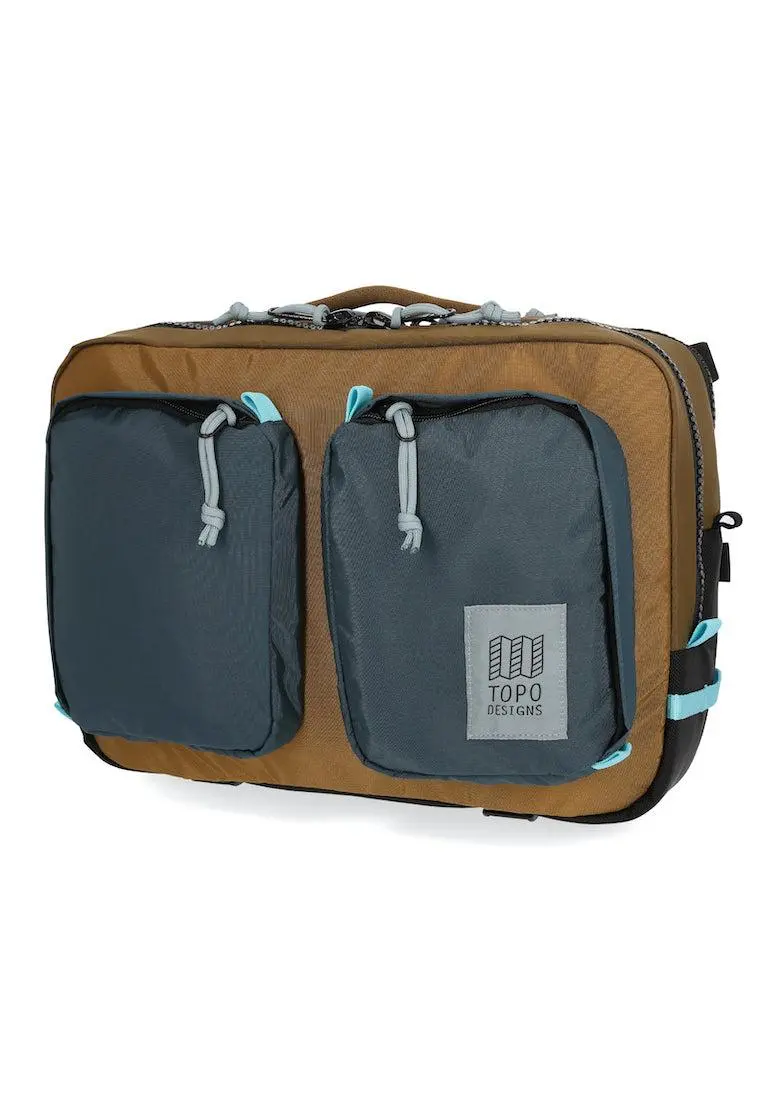 Topo Designs Global Briefcase Desert Palm Pond Blue 1