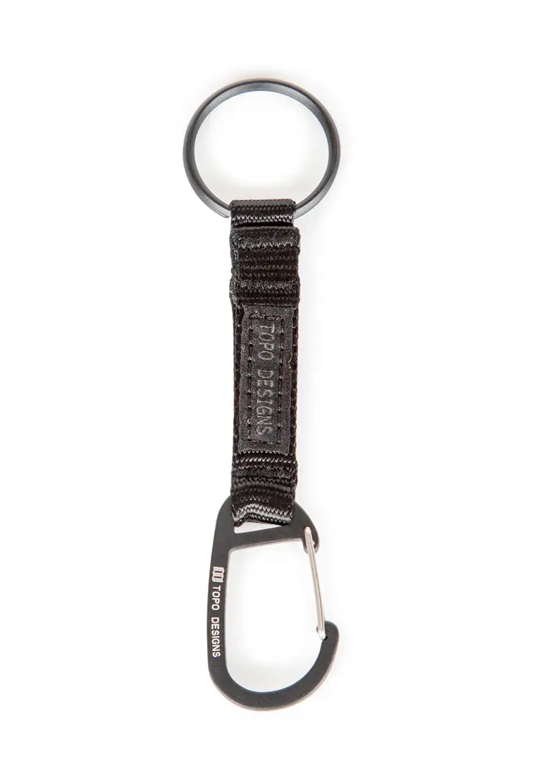 Topo Designs Key Clip Black 1