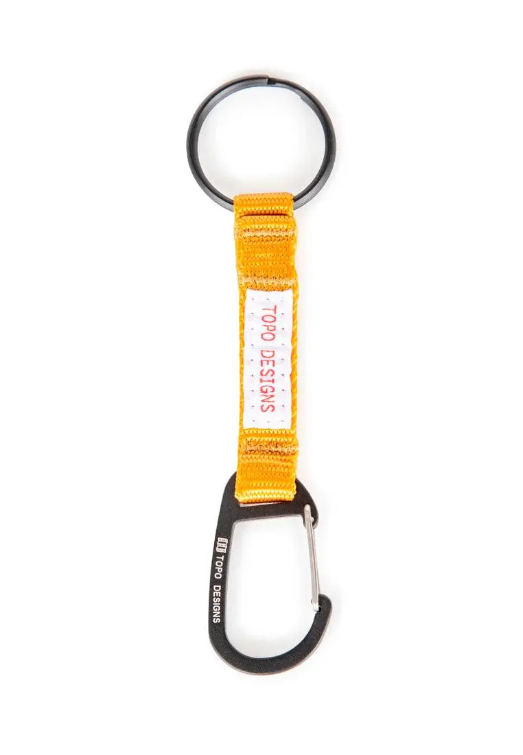Topo Designs Key Clip Mustard 1