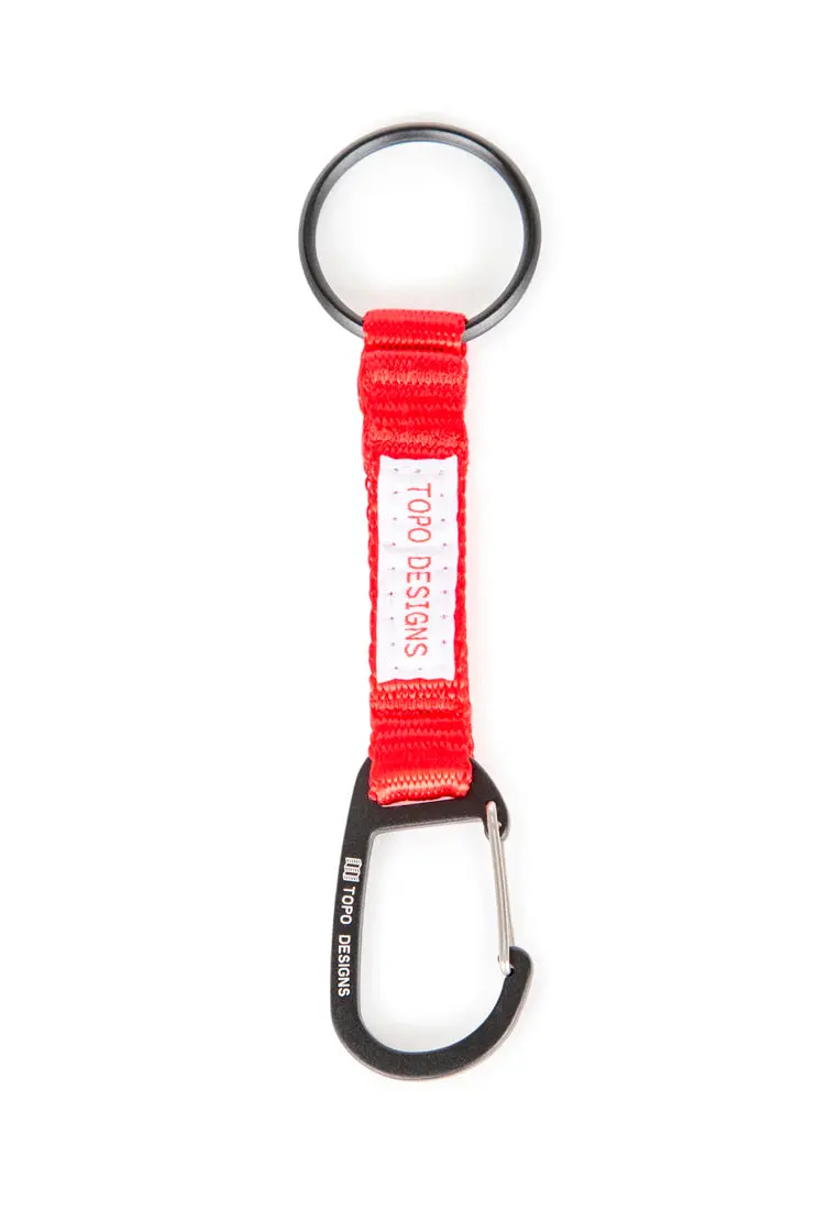 Topo Designs Key Clip Red 1