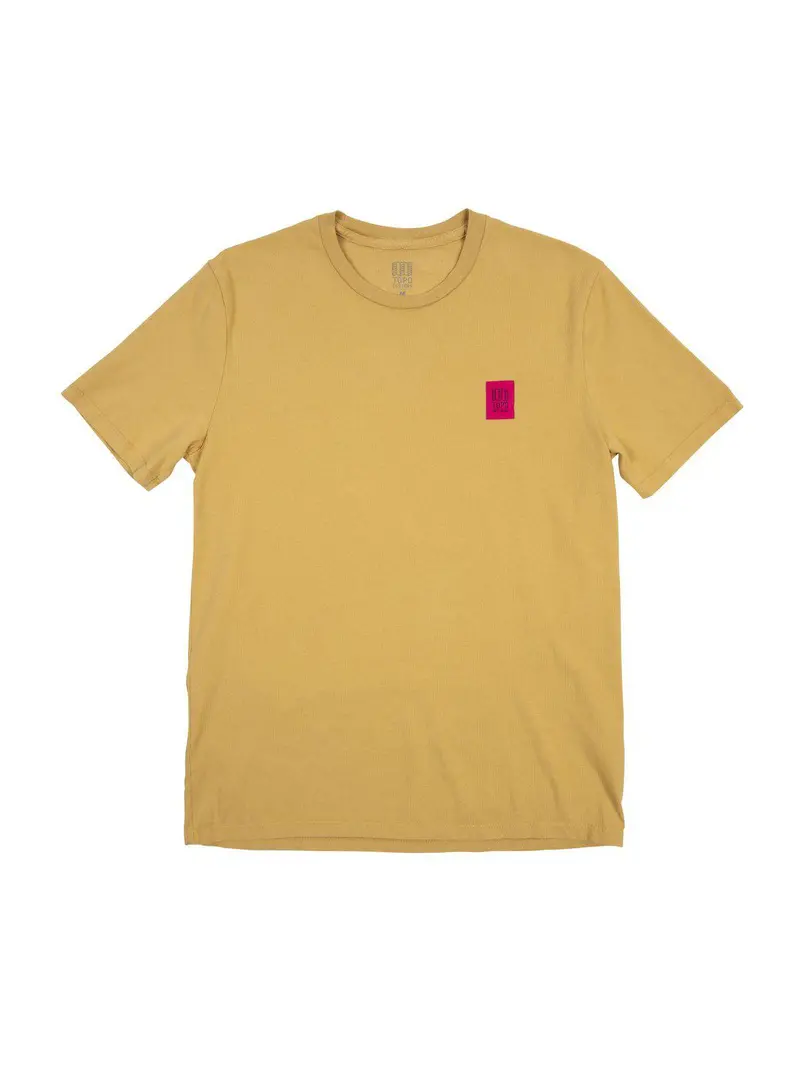Topo Designs Label Tee Tan 1